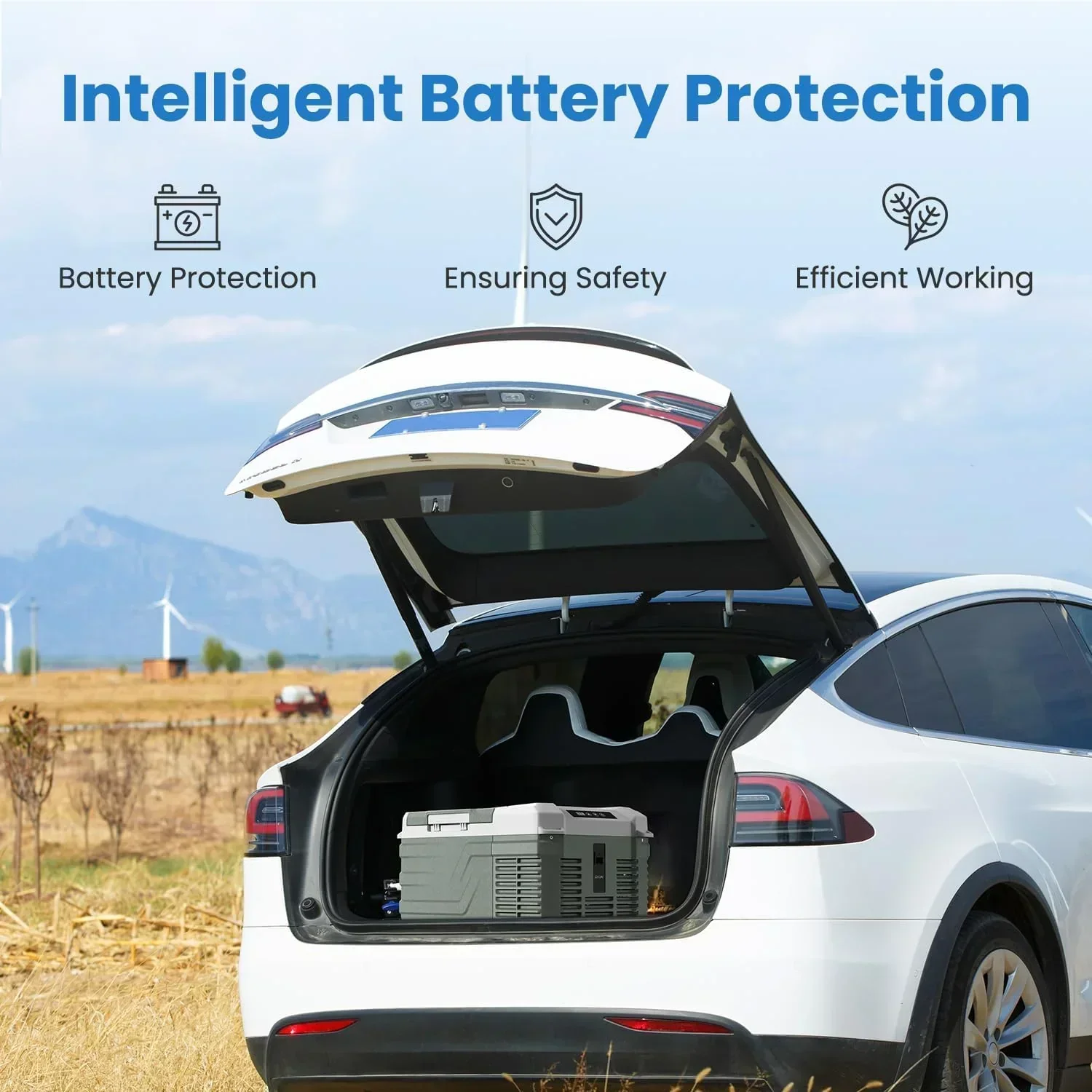 Alpicool 12 Volt Refrigerator 12V Car Fridge 10 Quart Small Car Refrigerator Portable Fridge 12/24V