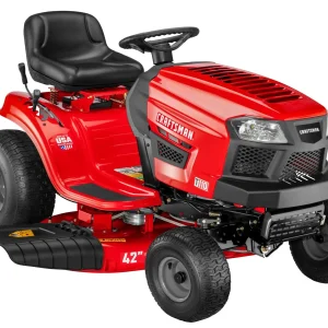 Craftsman T110 42-in Riding Lawn Mower 17.5 HP Briggs & Stratton Engine 7-Speed Transmission Model 13AN77XS093