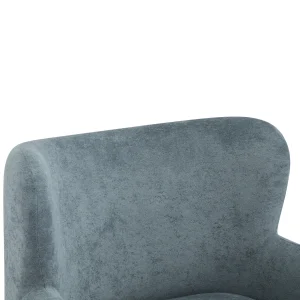 Christopher Knight Home Mid-Century Modern Velvet Wingback Accent Chair with Birch Legs, White