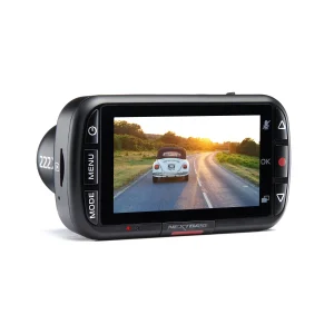 Nextbase 222X Compact Dual Dash Cam Front & Rear 2.5" HD IPS Screen, 1080p Full HD, 6 Layer Lens, Black, 0.17 lbs assembled.