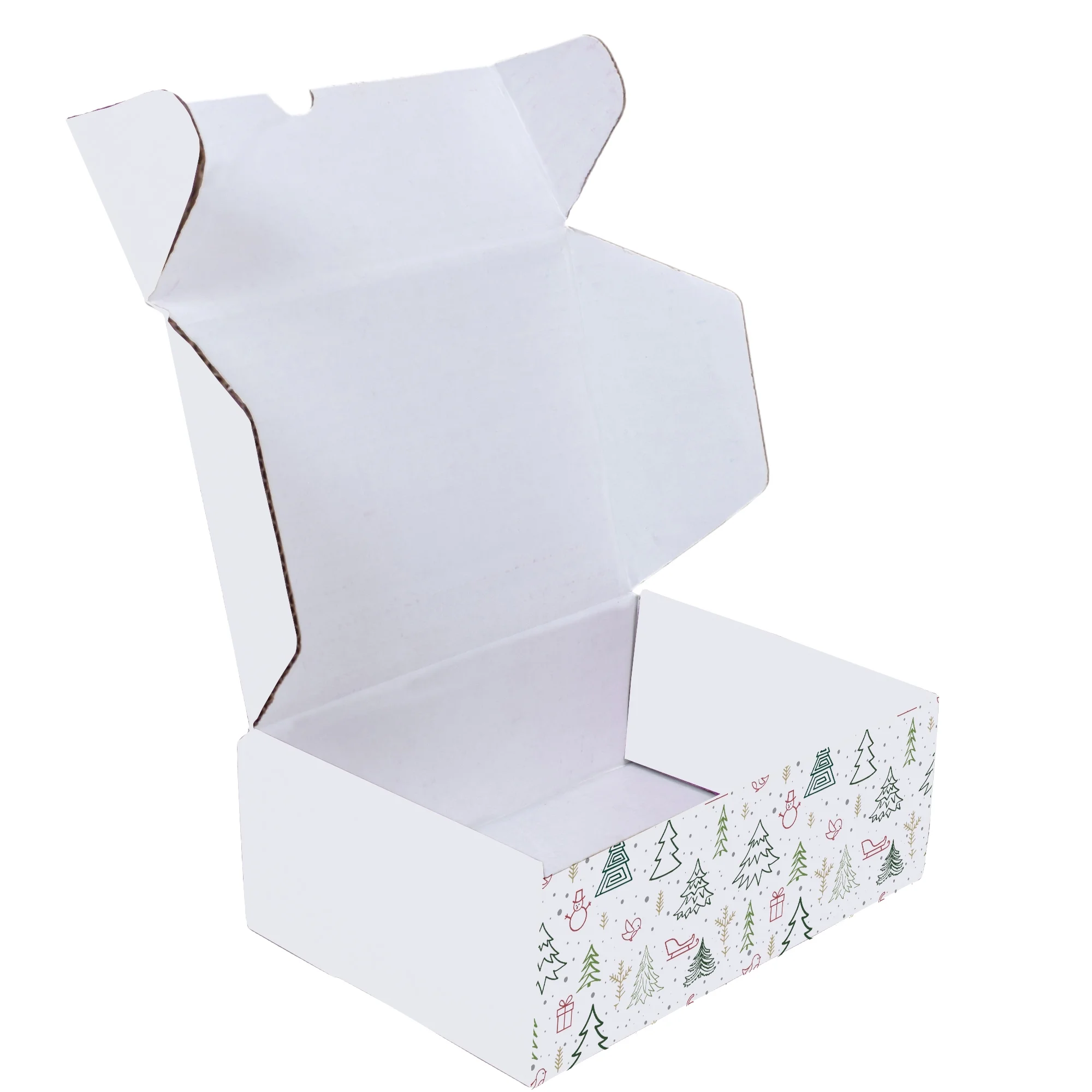 Ucanpack Christmas Packing Boxes 11 x 7? x 3?" - 50 Pack Winter Forest Printed Holiday Boxes - Holiday Shipping Box Made In USA Holiday Box Corrugated Shipping Boxes