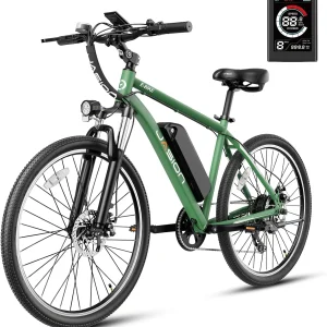 Jasion EB5 Electric Bike for Adults with Peak 40 Miles 20MPH Commuting Electric Mountain Bike