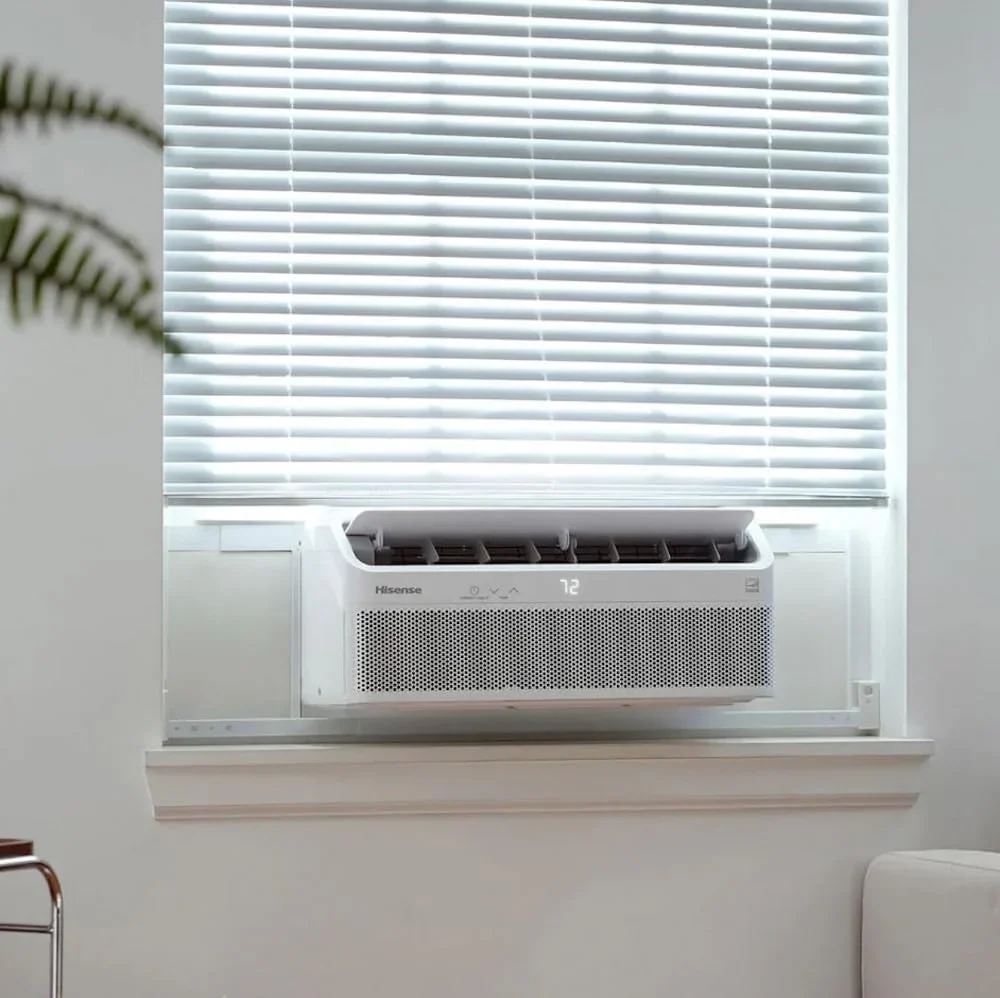 Hisense 8,000 BTU Smart Inverter Window Air Conditioner Easy Install Bracket