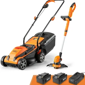 LawnMaster MEB1114K Electric Corded Lawn Mower 15-Inch 11AMP