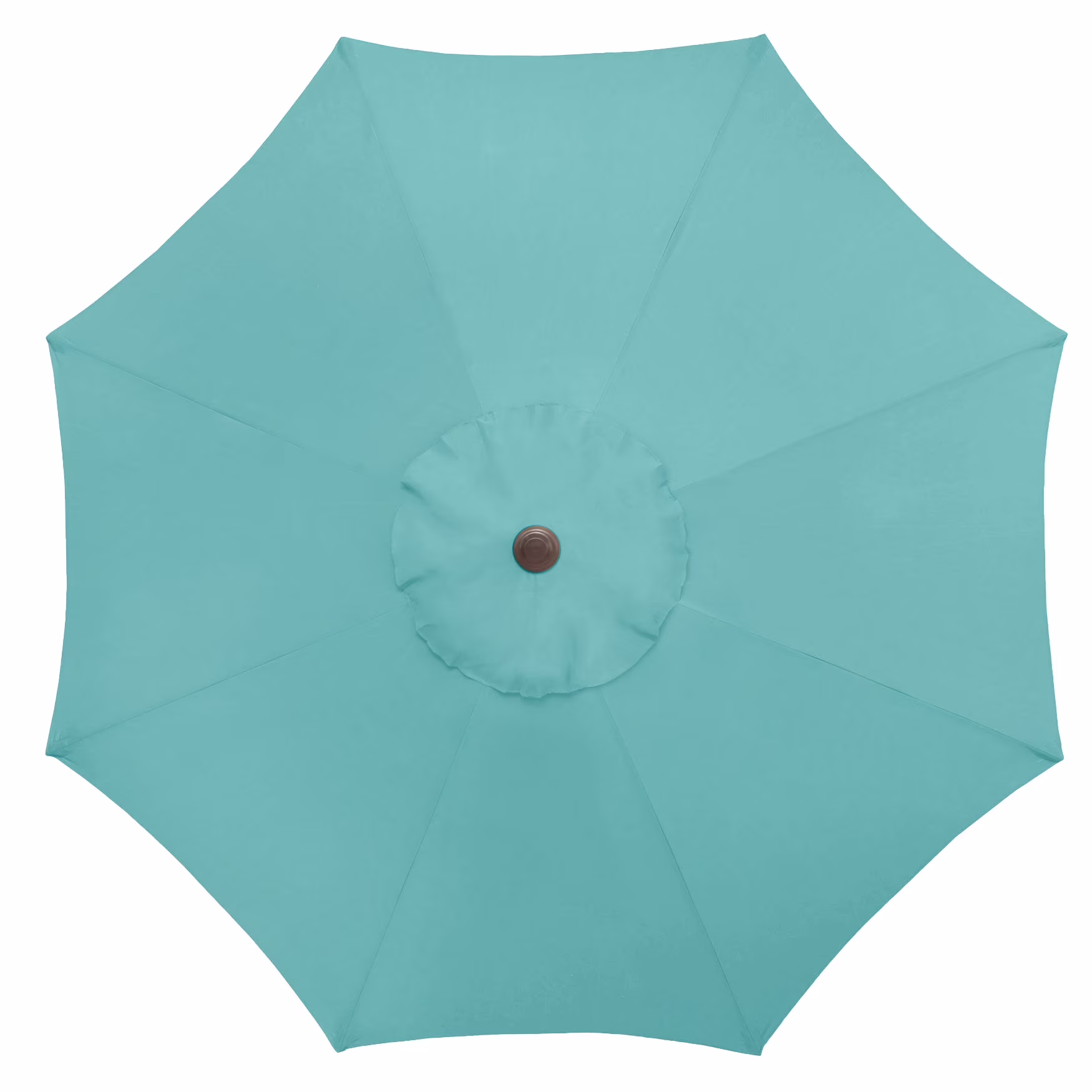 BrylaneHome Outdoor Tilt-And-Crank Umbrella With 8 Sturdy Steel Ribs Heavy Duty Fade-Resistant Tilting Shade Patio Garden Backyard Décor Pool Home