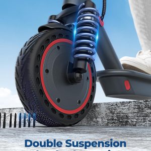Electric Scooter 350W/500W Powerful Motor 8.5"/10" Solid Tires 19/22Mph 28/21/12 Miles Range