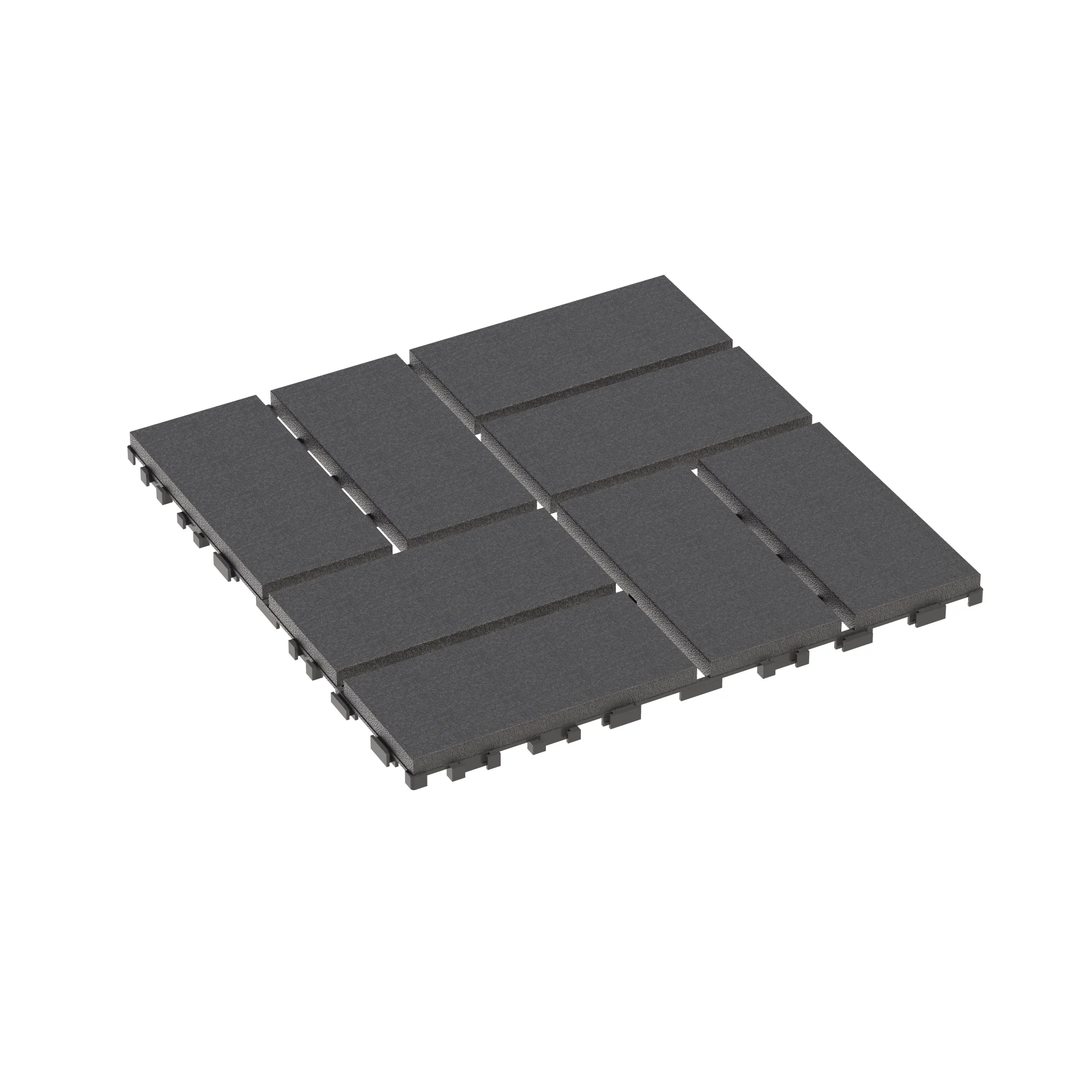 44PCS Plastic Interlocking Deck Tiles,Patio Deck Tiles,12"x12" Square Waterproof Outdoor