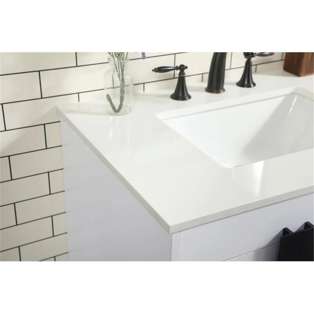 Elegant Kitchen and Bath 32 Inch Single Bathroom Vanity In Green