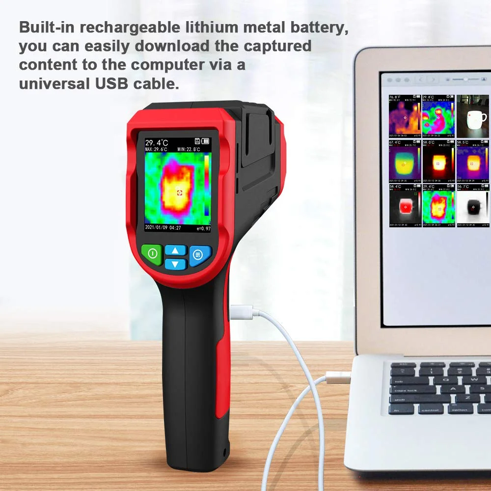 NOYAFA NF-521 Infrared Thermal Camera Industrial Thermal Imaging High Resolution Pixel Handheld Temperature Imaging Imager Used in Various Fields with 2.4 TFT LCD Display