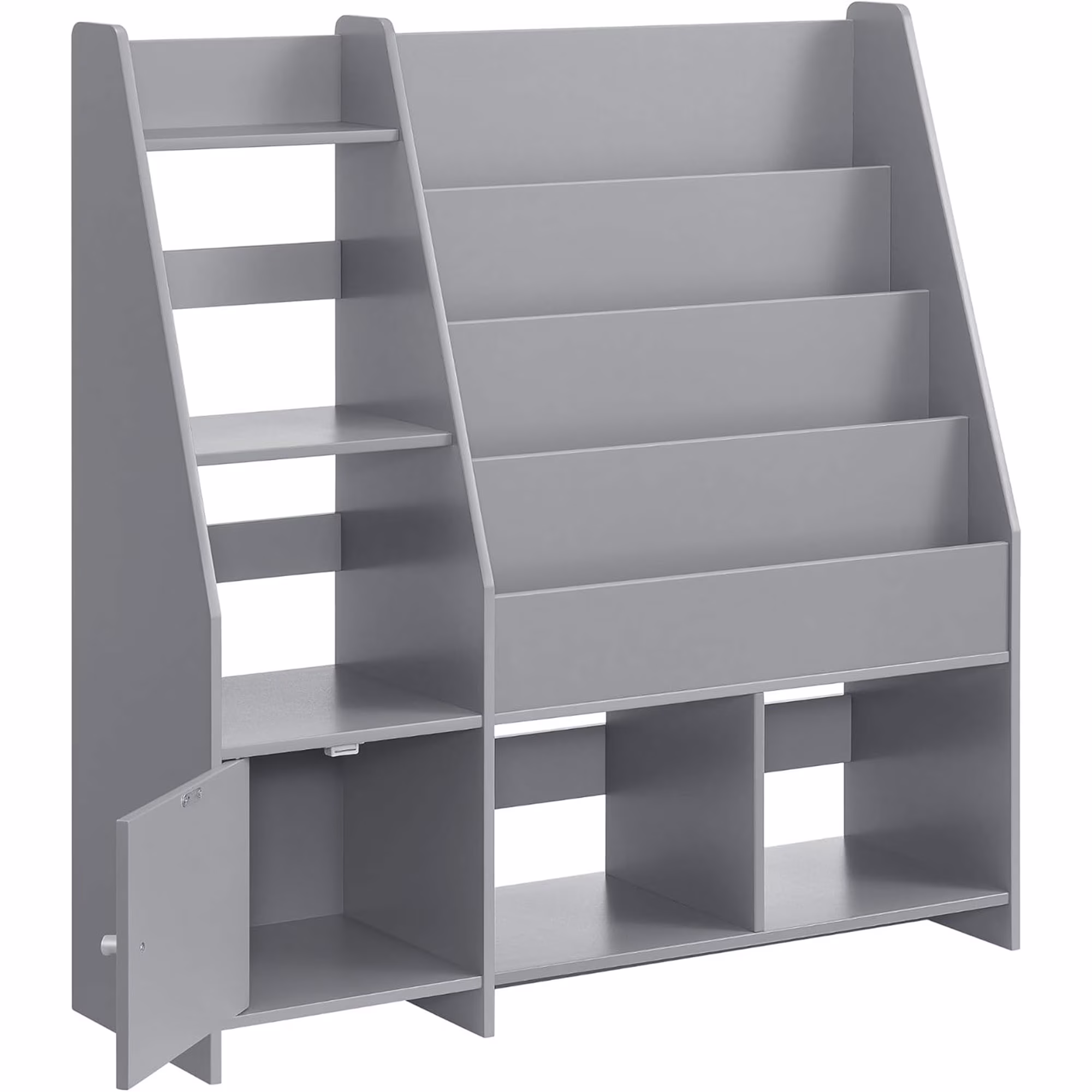 Sturdis Kids Toy Storage Organizer With Bookshelf and White Bins