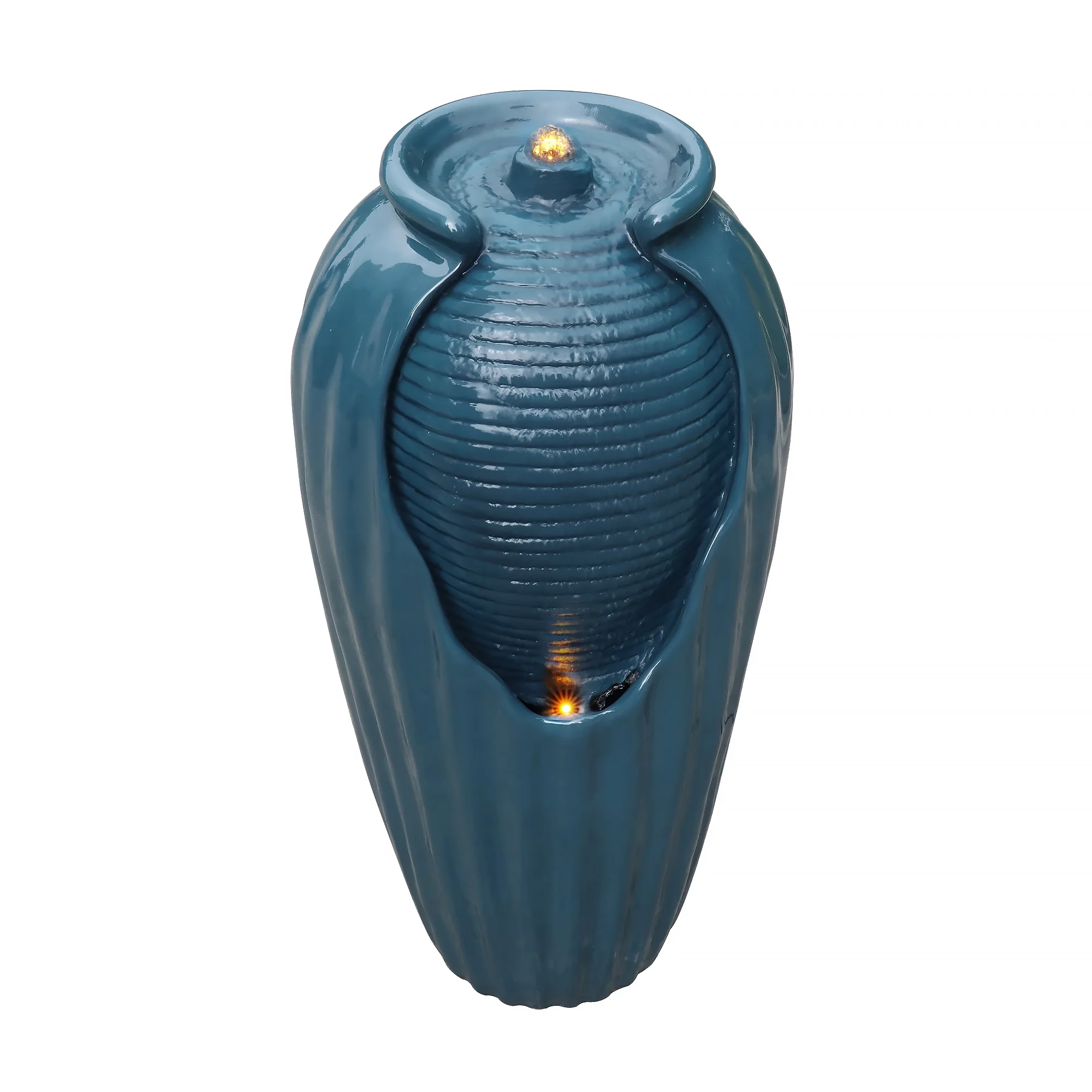 Teamson Home 32.01" LED Vase Water Fountain