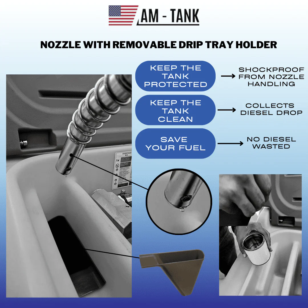 105gl DIESEL + 13gl DEF COMBO Portable Tank with 12V Pumps