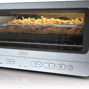 Ninja Flip Toaster Oven&Air Fryer, 8-in-1 Functionality, Flip Up&Away Capability for Storage Space