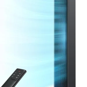 DREO Tower Fan for Bedroom, 90° Oscillating Standing Fan with 28ft/s Velocity, 20dB Quiet for Sleep, DC Motor, 9 Speeds, 4 Modes, 12H Timer, Voice & APP & Remote Control, 42" Cruiser Pro T2 S