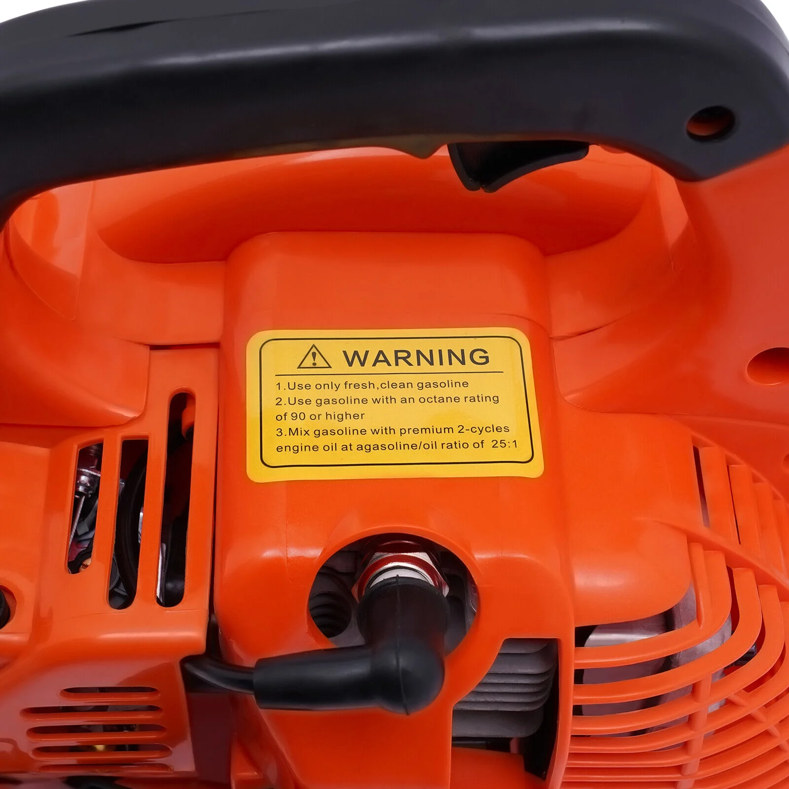 Miumaeov 25.4cc 2 Stroke Gas Powered Handheld Leaf Blower Grass Lawn Blower Sweeper Cleaning Tool 7000rpm