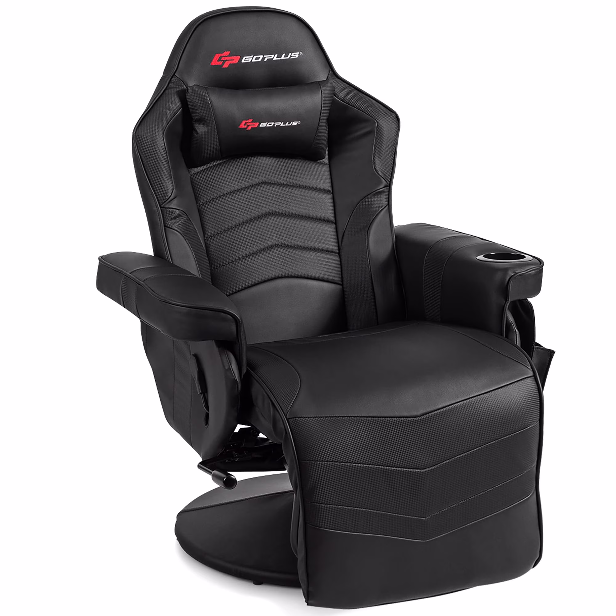 Massage Gaming Chair Racing Style Gaming Recliner Blue