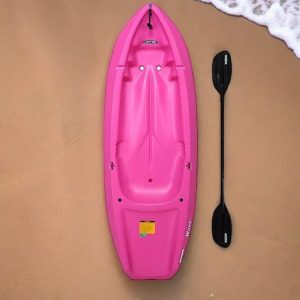 The Wave 6' Youth Kayak with Paddle. Designed for Stability and Safety, It's The Perfect Choice for Young Paddlers Ready to Conquer The Water