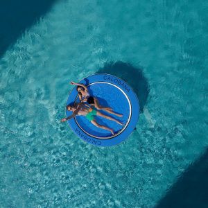Round Floating Ring Hammock - Heavy Duty Inflatable Raft