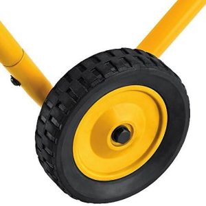 Miter Saw Stand With Wheels (DWX726) Yellow