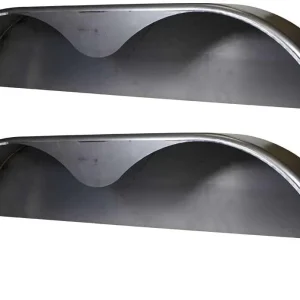 72×10-3/4 Tandem Axle Steel Trailer Fender w/Back Plate Welded In