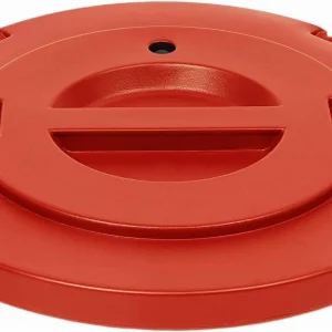 Insulated Soup Carrier Coolers, 2.5 Gallon Food Warmer/Coolers Box for Food Storage, Large Stainless Steel Leakproof Lid Insulated Soup Container (Red)