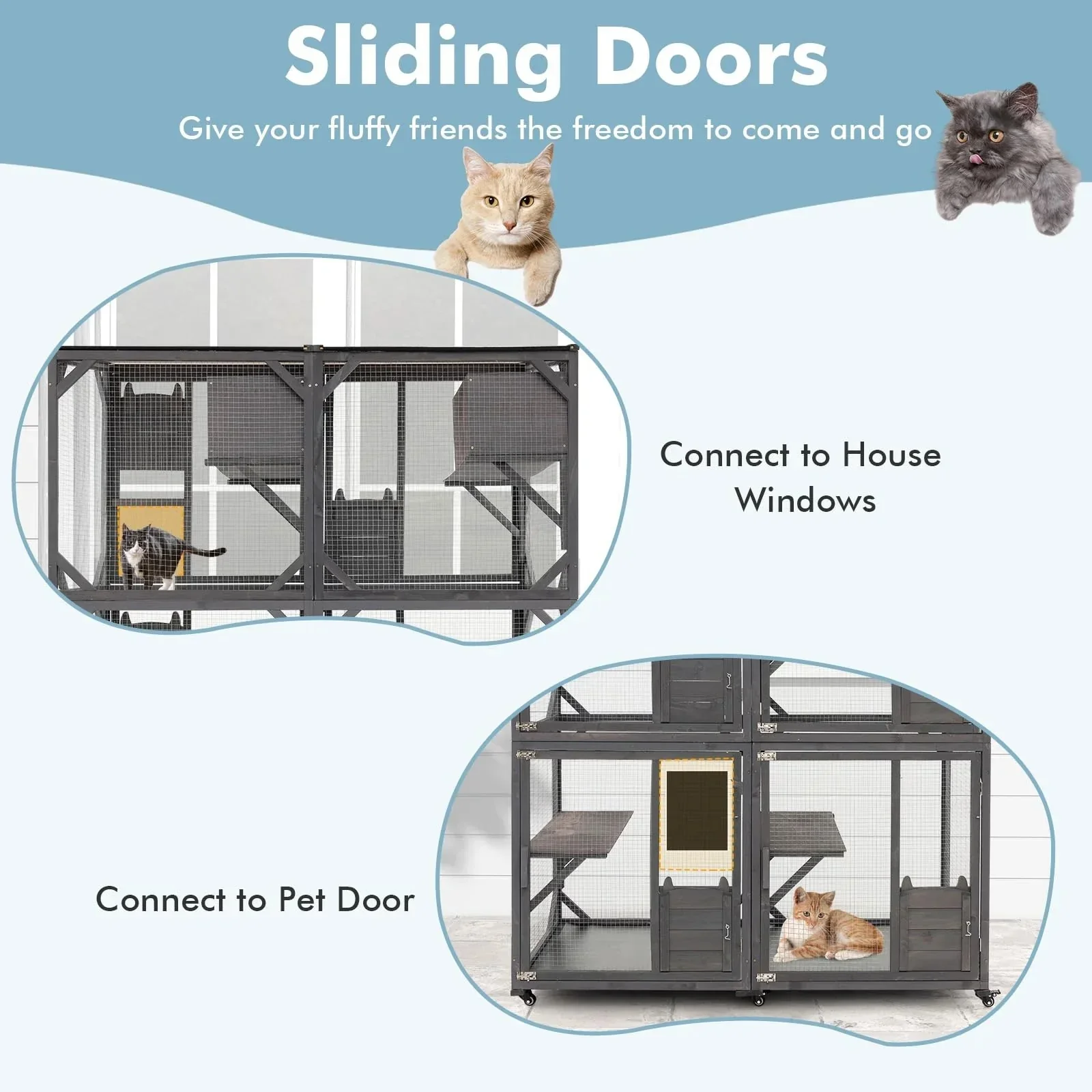 Catio Outdoor Cat Enclosure Large