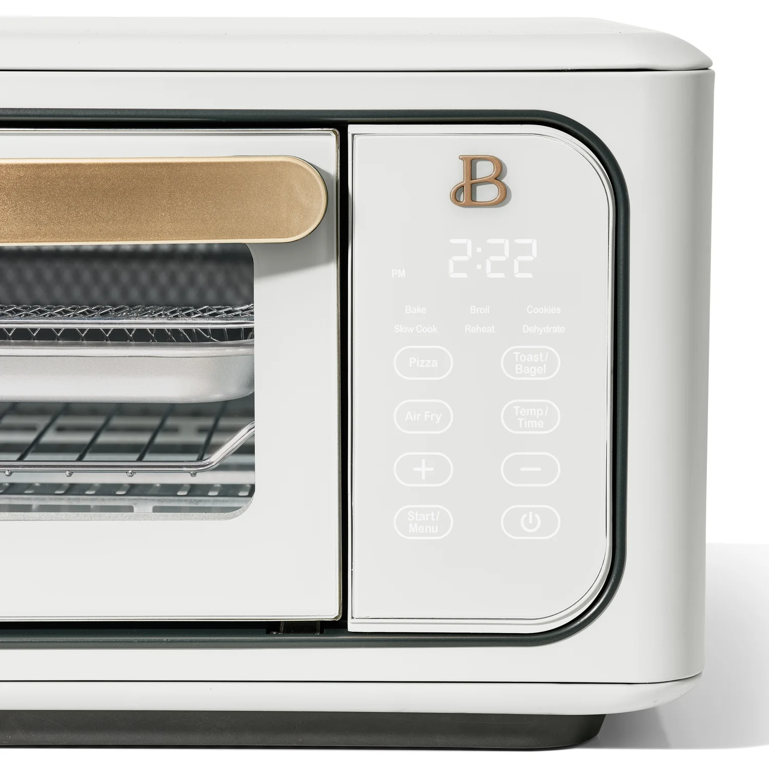 Beautiful Infrared Air Fryer Toaster Oven, 9-Slice, 1800 W, White Icing by Drew Barrymore