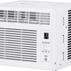 GE Window Air Conditioner Unit, 5,000 BTU for Small Rooms up to 150 sq ft.