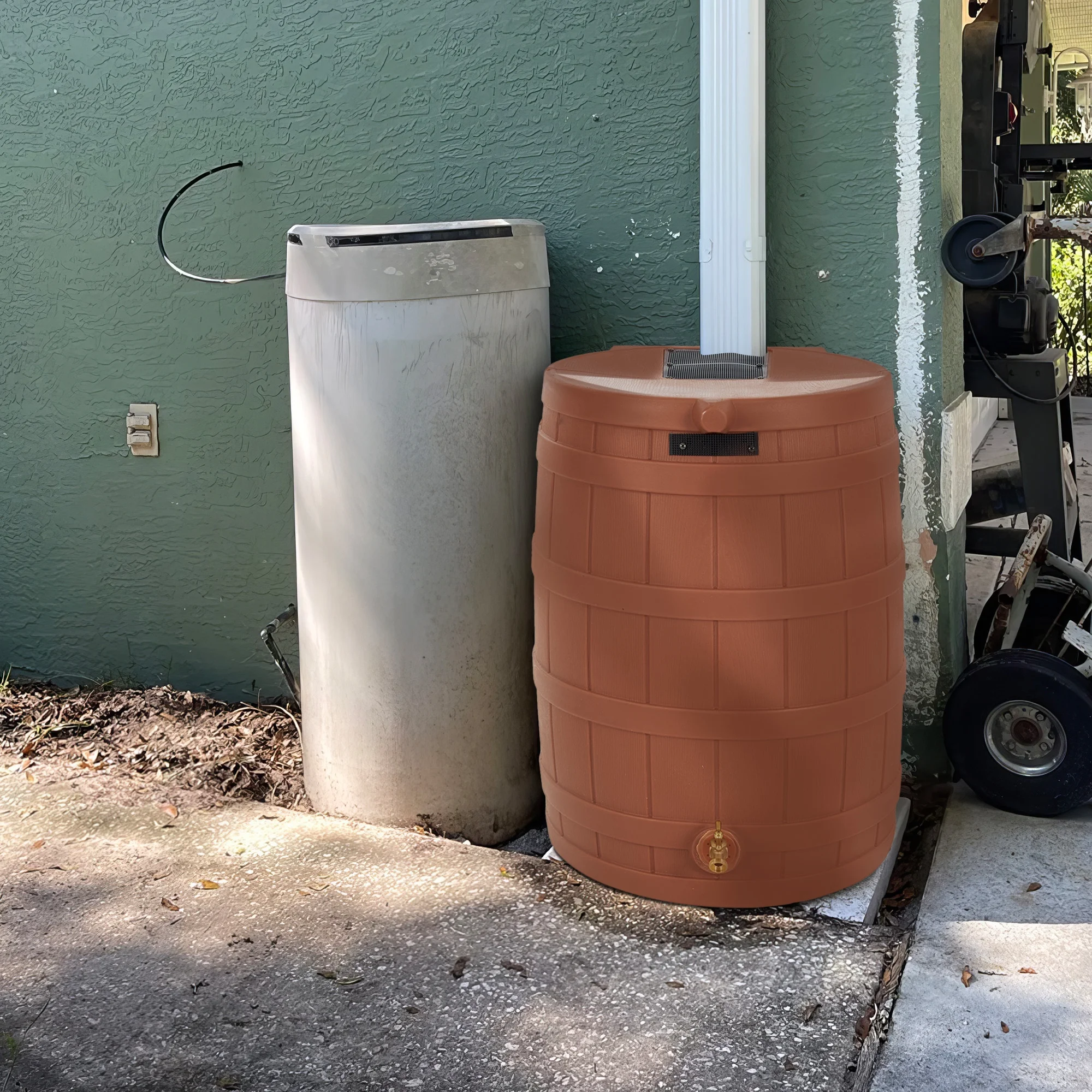 Good Ideas Rain Wizard Rain Storage Collection Rain Barrel 50-Gallon
