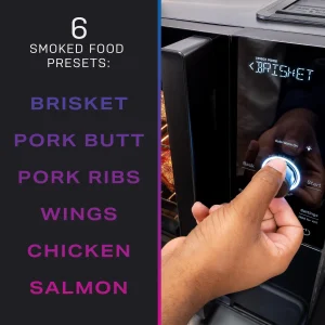 2025 GE Profile – Smart Indoor Smoker – Black