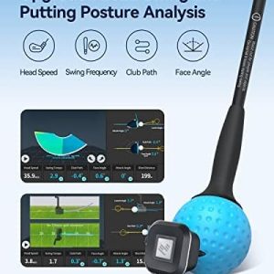Home Golf Game Simulator: Enjoy Interactive Golf with Motion Sensor & Swing Stick for Indoor & Outdoor Fun 38,000+ Courses Worldwide, Compatible with Android, iOS, App & E6 Connect