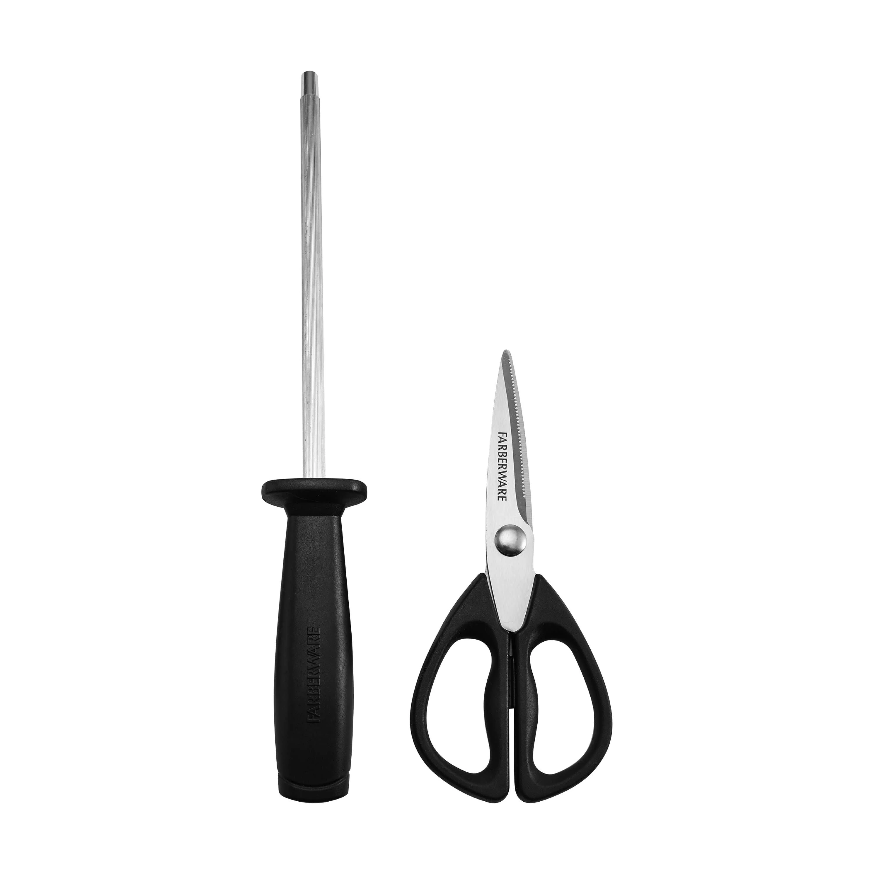 Farberware Classic 22-piece Stamped Stainless Steel Cutlery and Utensil Set