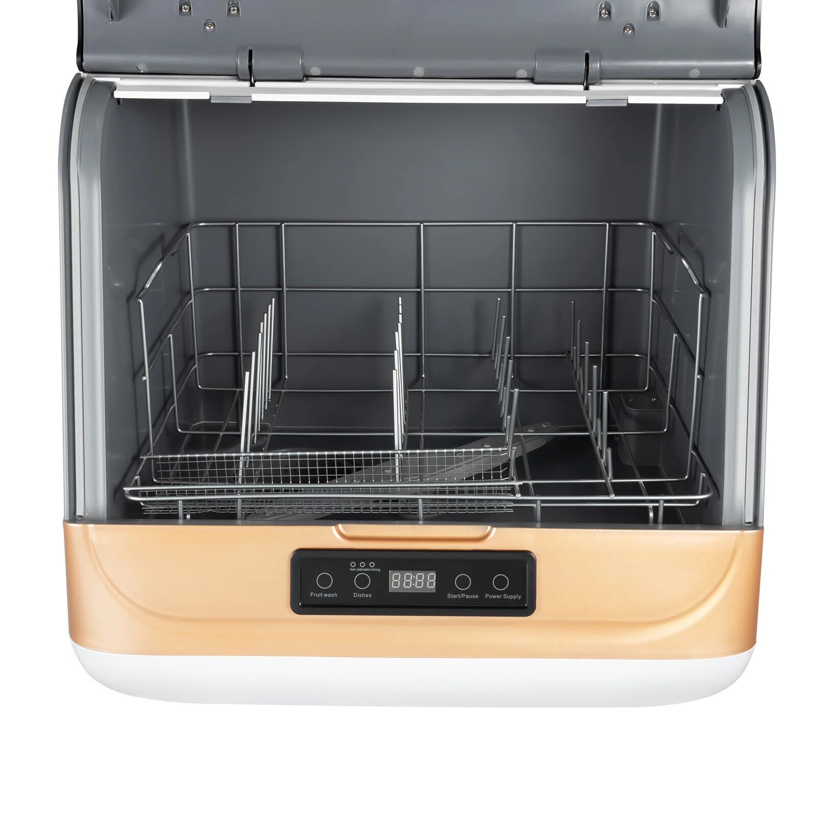 Dish washer Large Capacity Portable Washer Mini Dish Washer Compact Counter-top for clean tableware, vegetables, fruits