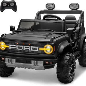 Bronco Raptor Two-Seater Ride-On Car Truck Toy Blue