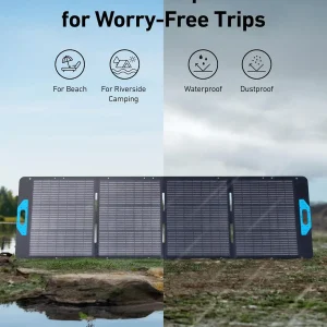 Portable Power Station 1800W (2400W Peak) Solar Generator 58 Minutes to Fully Charge