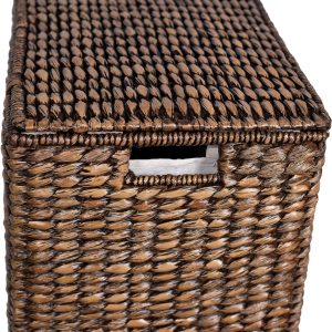 Extra large split gift basket with lining