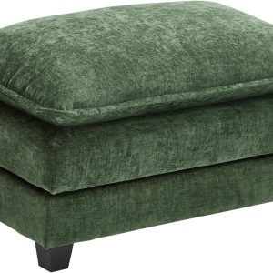 Ihanherry 146" U-Shaped Modern Sofa Modular Sectional Cloud Couch with 2 Ottoman, 6-Seat Chenille Deep Seat Sofa with 6 Pillows for Living Room, Bedroom and Apartment, Grey