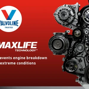(3 pack) Valvoline Full Synthetic High Mileage with MaxLife Technologyl 5W-30 Motor Oil 5 QT