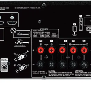 2025 Yamaha – 5.1-Channel 4K Home Theater Speaker System with Powered Subwoofer and Bluetooth Streaming – Black