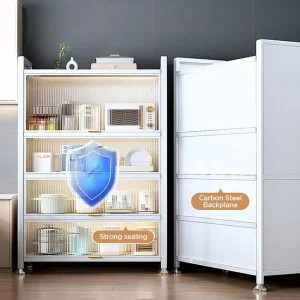 Joybos Upgraded Larger Heavy Metal Kitchen Storage Cabinet