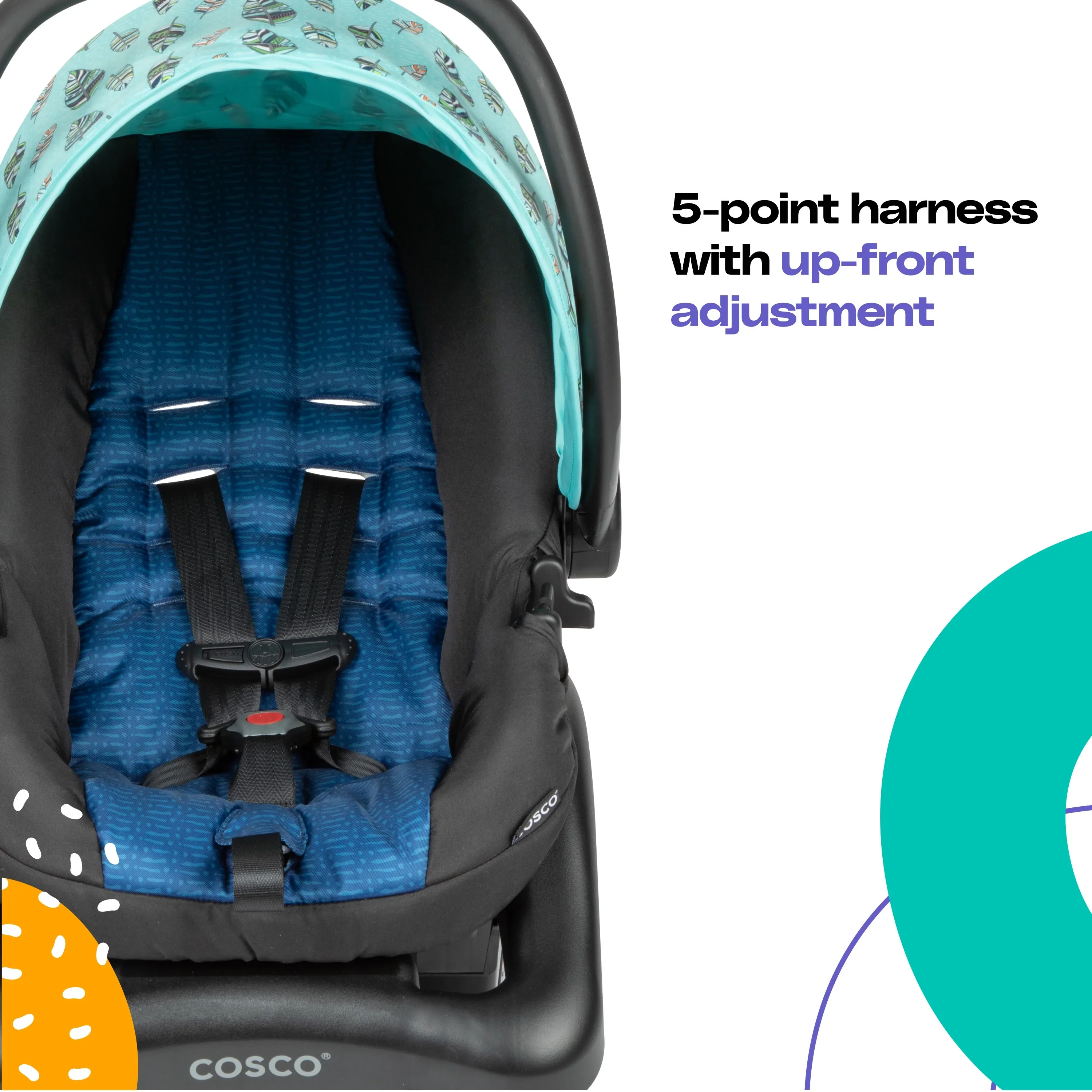 Cosco Kids Lift & Stroll DX Travel System, Gray Arrows, Toddler, Unisex
