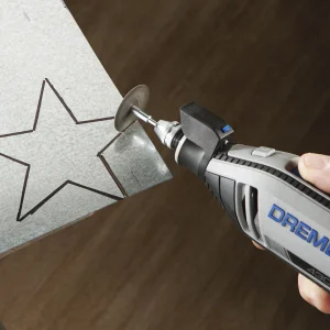 Dremel 4300-9/64 Platinum Edition Corded Rotary Tool, Variable Speed with 9 Dremel Tool Attachments, 64 Accessories, Storage Organizers & Dremel Tool Case, 1.8A/120V