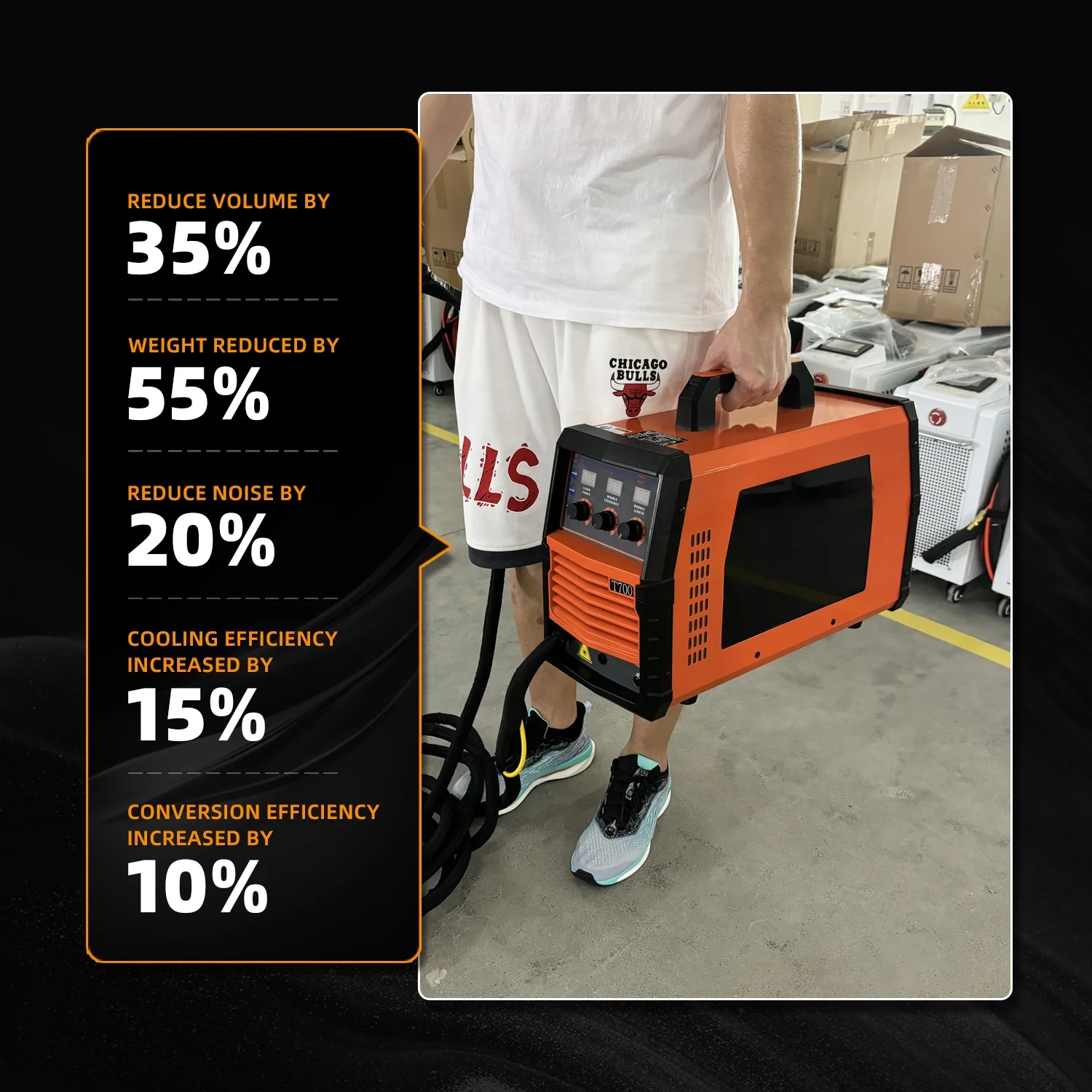 Herolaser 700W Handheld Laser Welding Machine Air-Cooled with Wire Feeder, 3-in-1 DIY Table Laser Welder, Cutting, Cleaning for Metal, Stainless Steel,