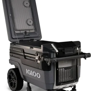70Qt Wheeled Cooler Insulated Hard Shell Ice Chest