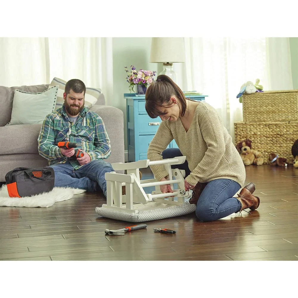 20V MAX 68-Piece Cordless Drill and Home Tool Project Kit with Tool Storage Bag (LDX120PK)