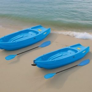 The Wave 6' Youth Kayak with Paddle. Designed for Stability and Safety, It's The Perfect Choice for Young Paddlers Ready to Conquer The Water