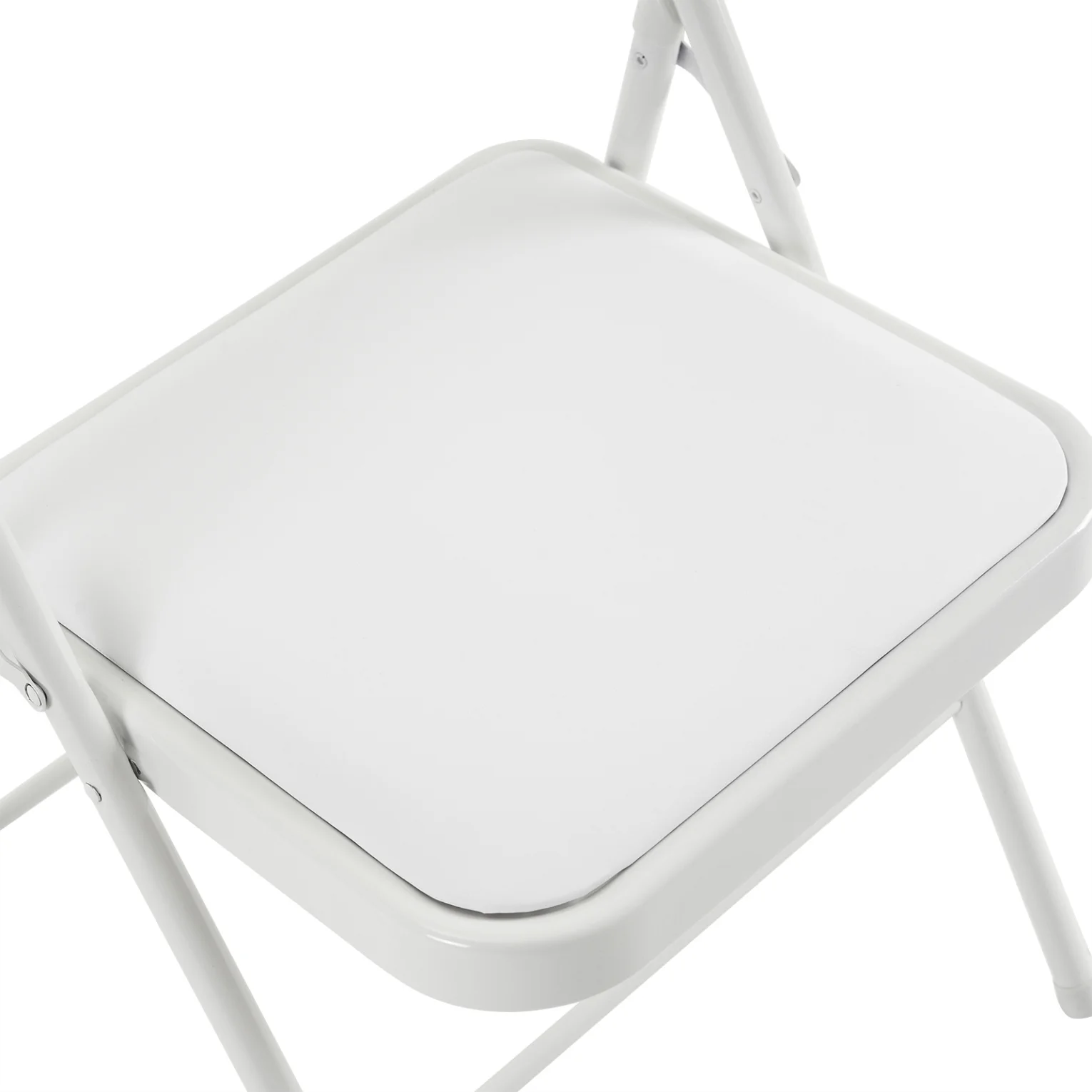 6 Pack Gray Folding Chairs with Padded Seats, Portable Stackable Foldable Chairs for Indoor & Outdoor, Commercial Seat with Metal Frame for Events Office Wedding Party, 330lbs Capacity
