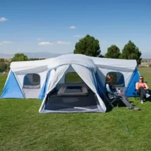 16-Person 3-Room Family Cabin Tent with 3 Entrances