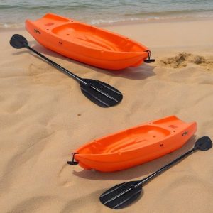 The Wave 6' Youth Kayak with Paddle. Designed for Stability and Safety, It's The Perfect Choice for Young Paddlers Ready to Conquer The Water