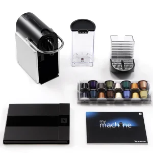 Nespresso Pixie Espresso Machine by De'Longhi, Aluminum